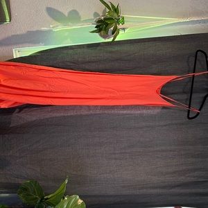Old navy orange maxi dress never used it